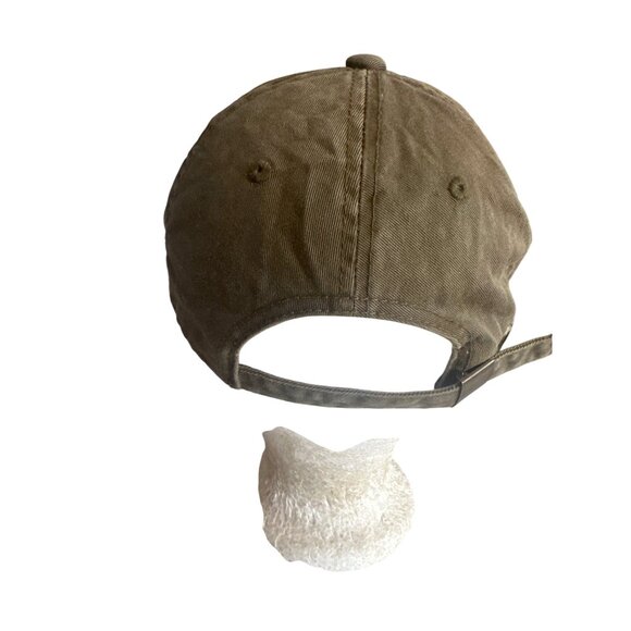 Stay Humble Hustle Hard Olive Green Cotton Baseball Cap Adjustable Strap - Picture 3 of 6